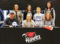 Bassett's Orton signs to play volleyball for Northeast